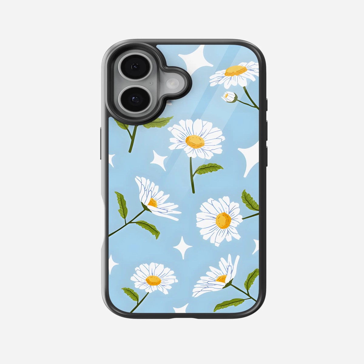 Daisy Dreams Floral Glass Case